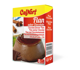 Chocolate flavour Flan 130 g CALNORT