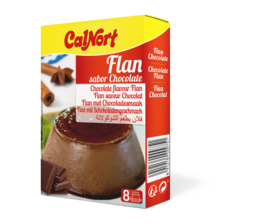 Flan saveur Chocolat 130 g CALNORT