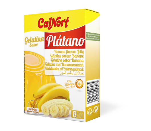 Banana flavour Jelly 170 g CALNORT