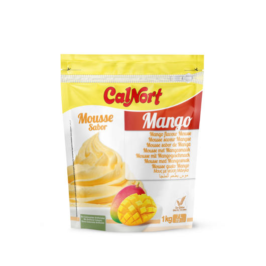 Mango flavour Mousse 1 kg CALNORT