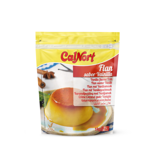 Vanilla flavour Flan 1 kg CALNORT