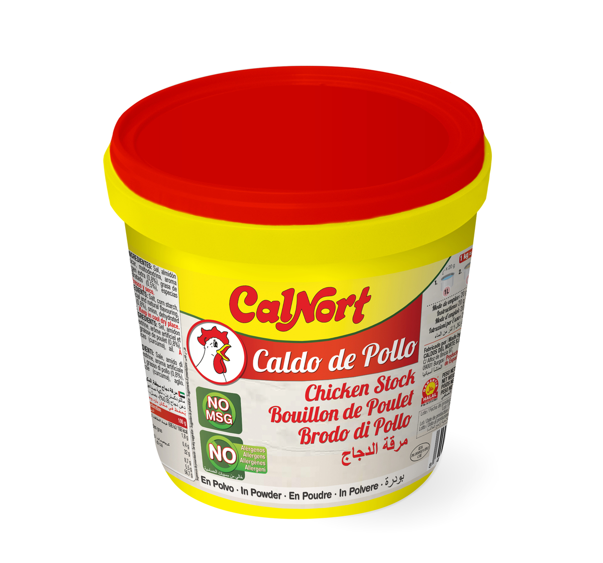 Chicken Bouillon MSG Free Allergens Free 1 Kg Caldos Del Norte